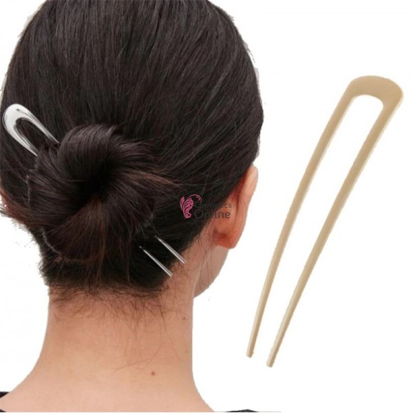 Accesoriu de par modern Japonez pentru cocuri din metal JPN01 Auriu, pin pentru par